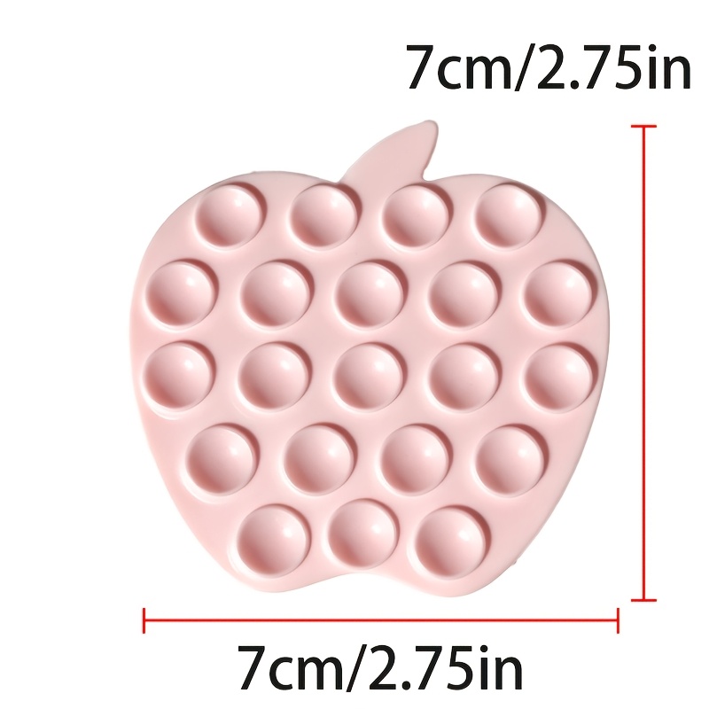 Fruit-Shaped Silicone Suction Cup Phone Stand, Multifunctional