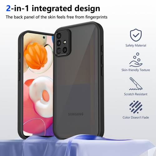 para teléfono: mate , compatible con for galaxy m51, m53, m54, m55, m55s, m56. recortes precisos para para protección, una esmerilada , un diseño elegante y delgado, y durabilidad resistente a