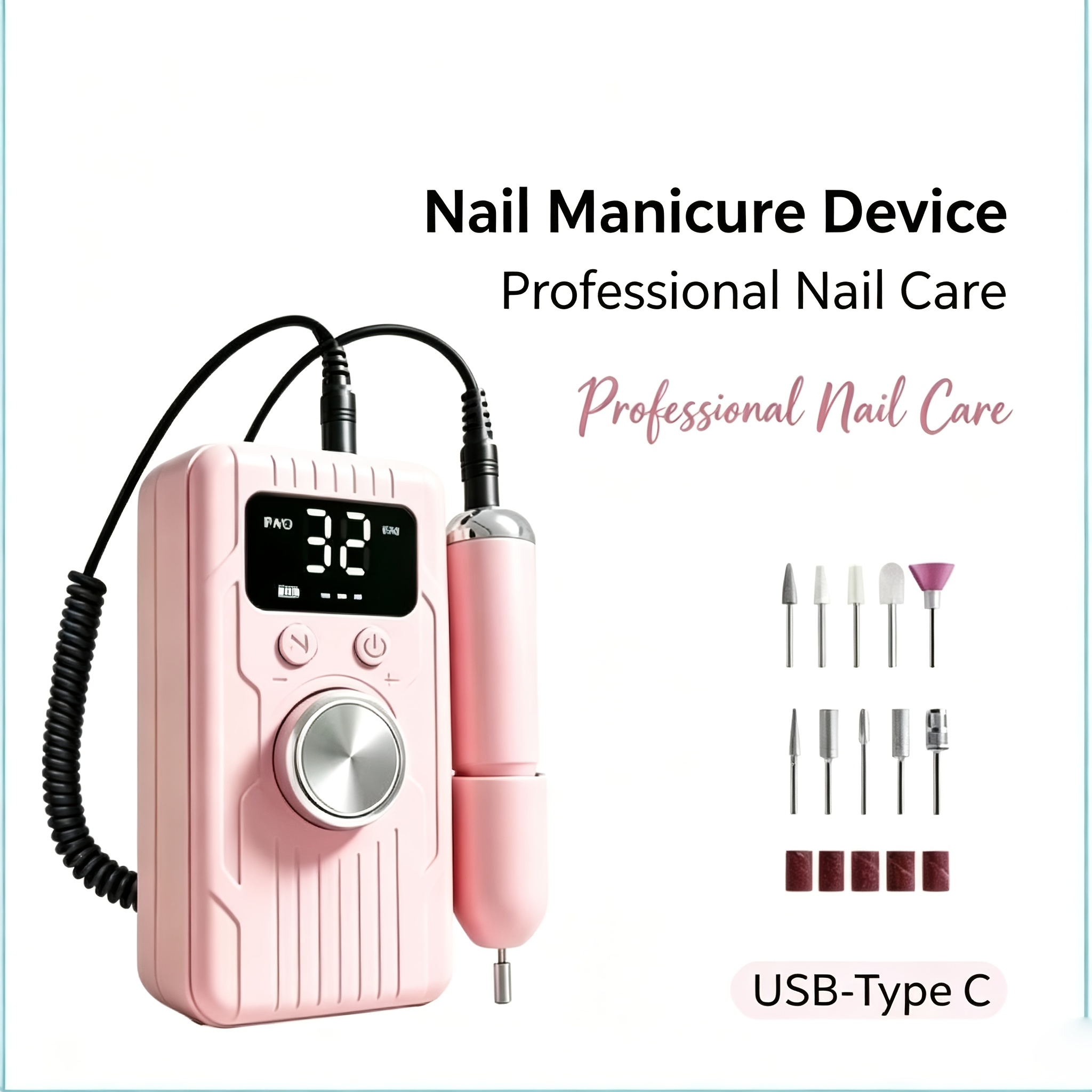 Portable Electric Nail Drill Machine for Nail Polish Remover