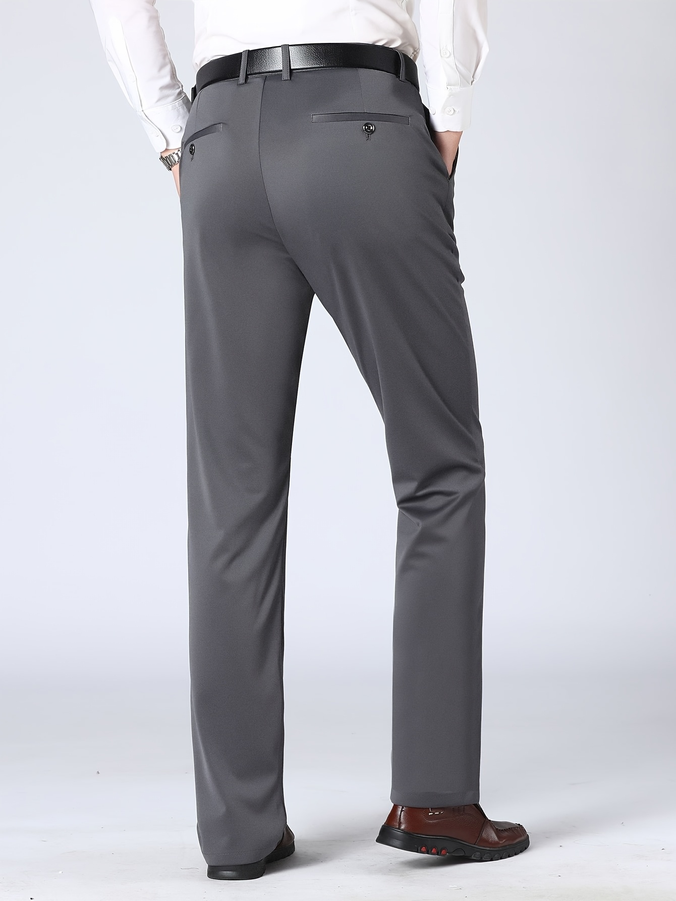 mens fit suit pants casual tight fitting - Temu