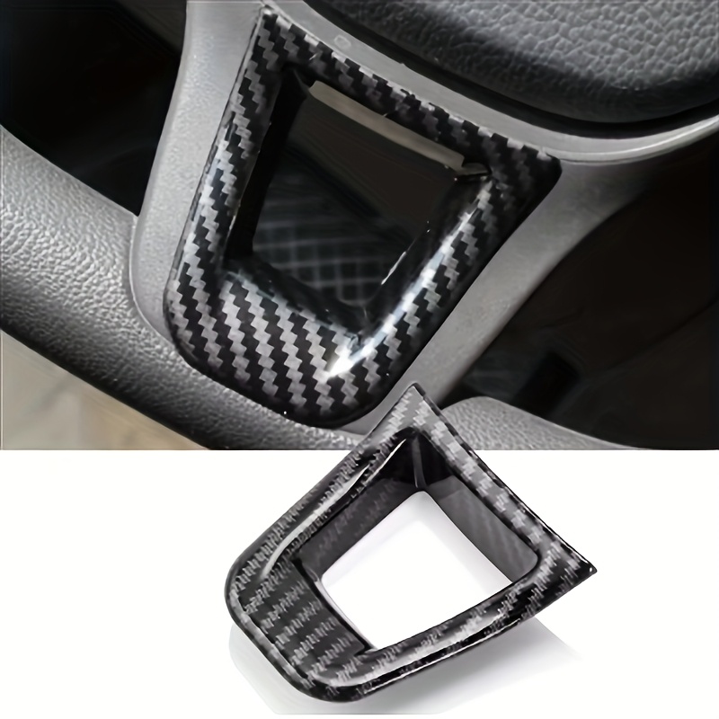 Image of 1pc Car Steering Wheel Decoration Cover Trim Sticker For Vw B8 Tiguan Mk2 Golf 7 7.5 Mk7 Mk7.5 E-up Accessories Car Styling Steering Wheel Covers Stickers Accessories