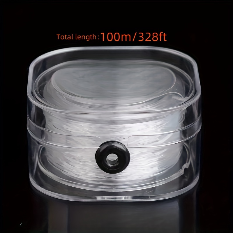 Premium Elastic Beading Cord, 0.8mm Transparent Stretch String for Bracelets