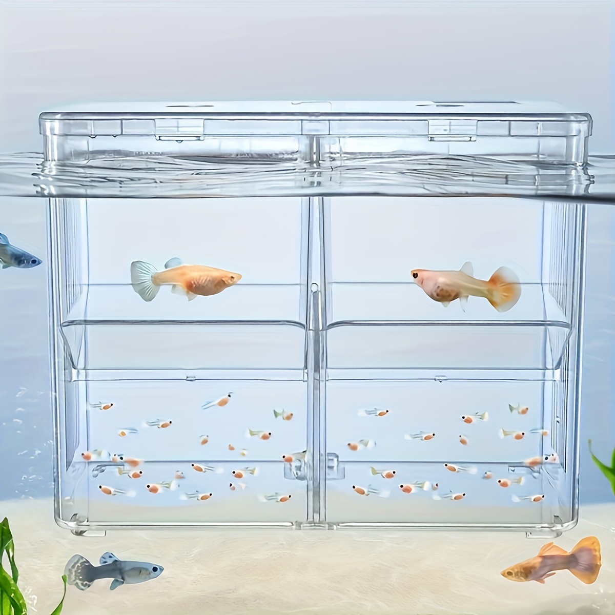 

1pc Fish Breeding Box, Acrylic Isolation Box, Fish Eggs Incubator, Fish Isolation, Fish Breeding Box