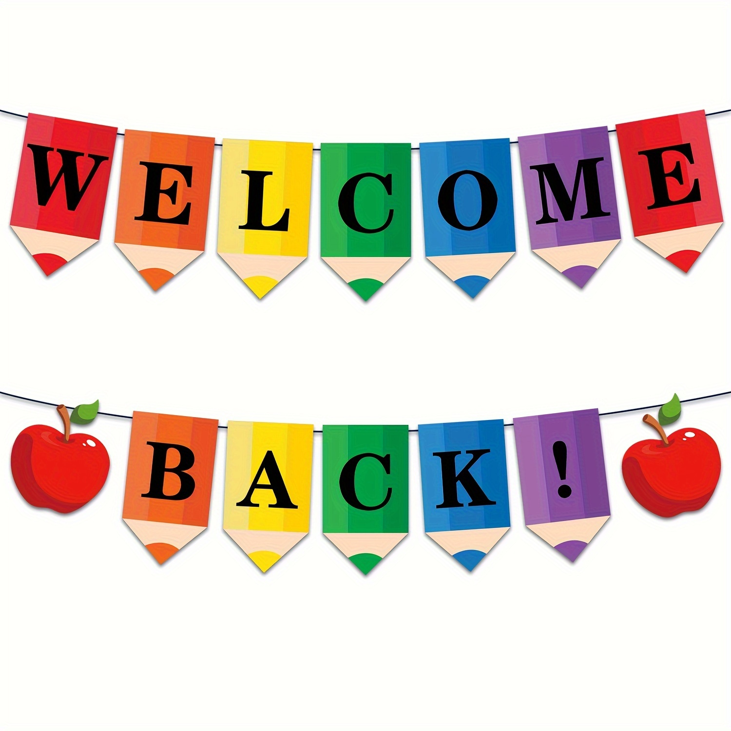 3-Piece Welcome Baby Banner - Burlap Bunting Garland For Baby Shower Decorations