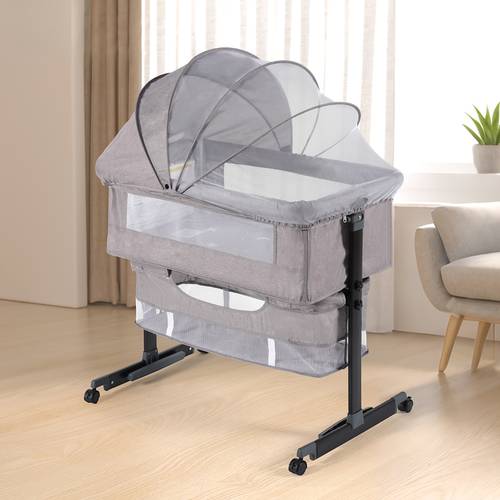 baby cradle bedside crib foldable portable bedside baby cradle new model baby cradle suitable for boys and girls stable and not prone to over gifts for family product weight 16 lbs applicable infant weight lbs