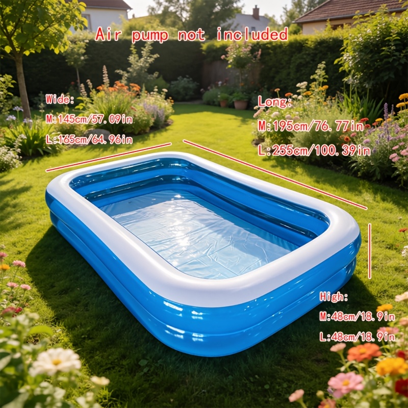 Large Inflatable Swimming Pool for Gardens and Patios