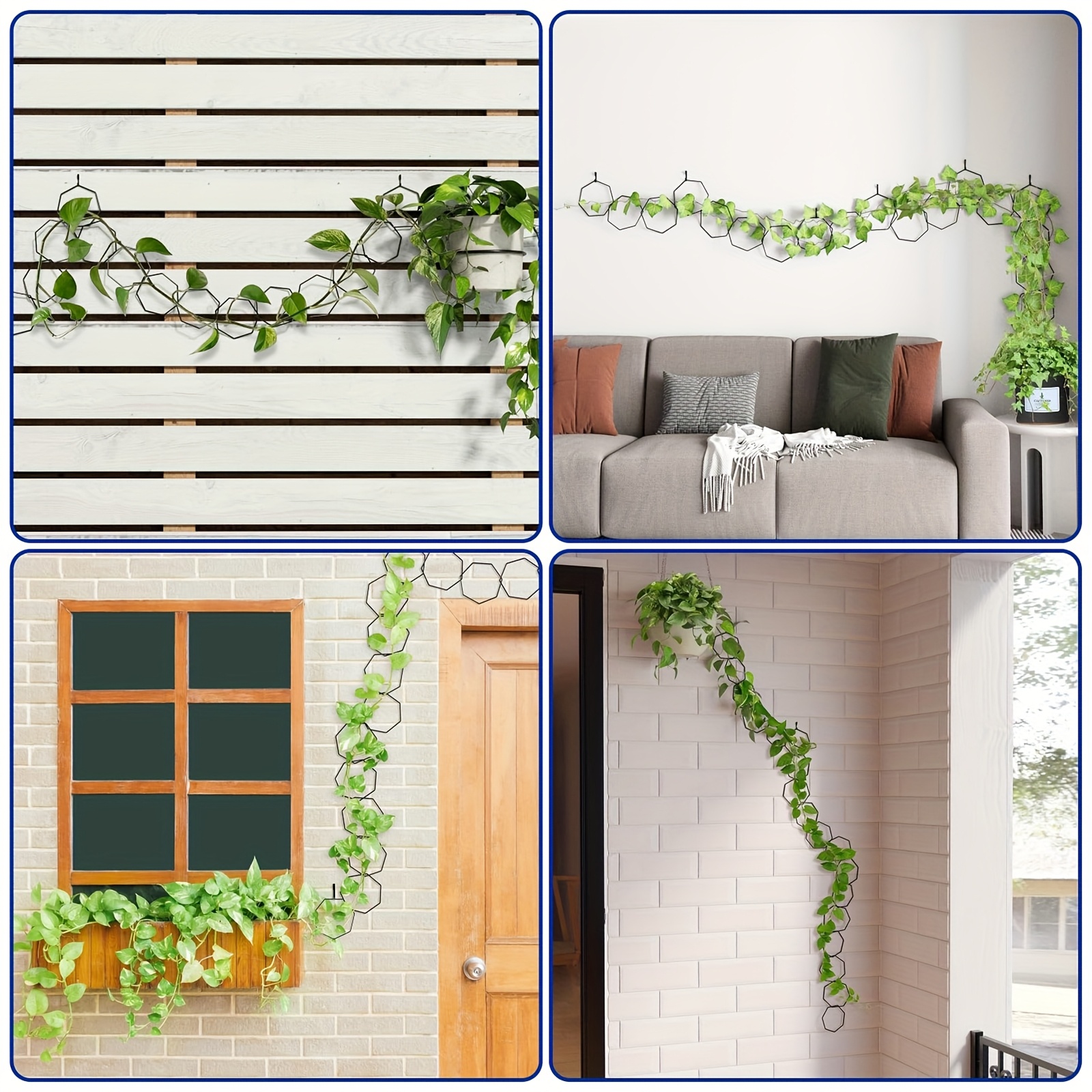 1 set 18pcs chain trellis elegant plant trellis support - Temu Oman