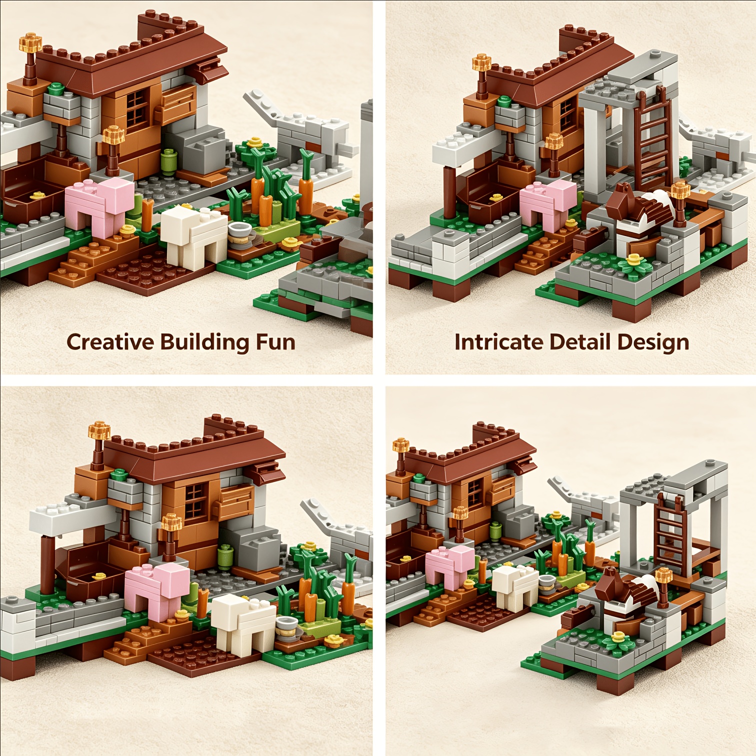 Creative City Farm Building Blocks Set
