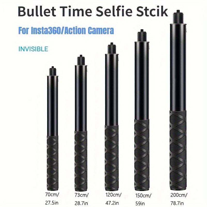 

Selfie Stick For X4 3 Gopro Universal Aluminum Alloy Extendable Telescoping Pole Action Camera