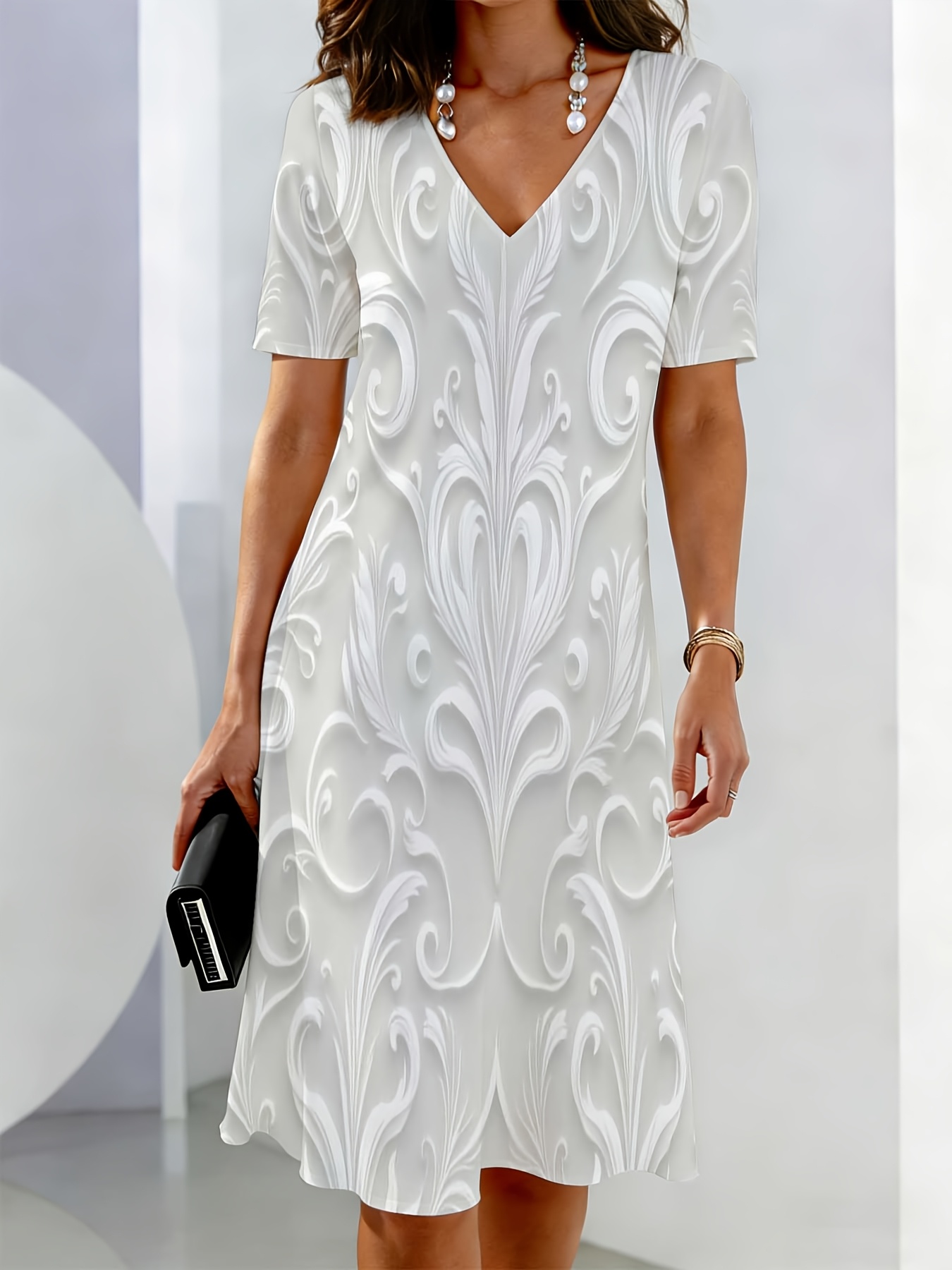white church dress sold on Temu United States