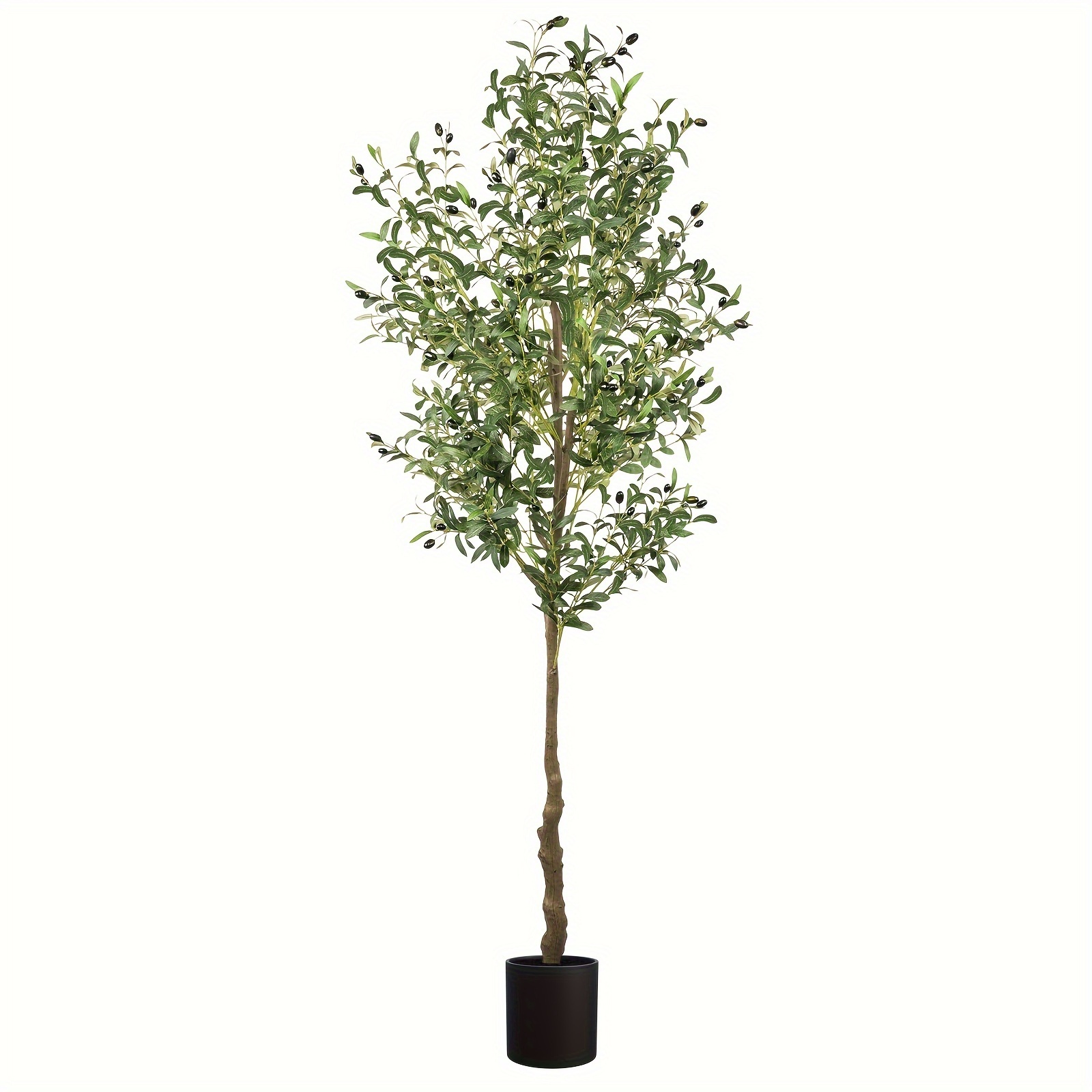 

Artificial Olive Tree 7ft Faux Olive Branches And Fruits With Pot For Home Decor Indoor Gift