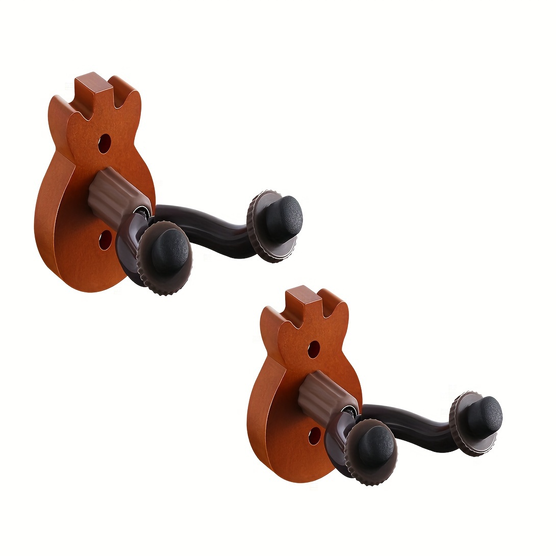 

2pcs Multifunctional Guitar Ukulele Violin Wall Hooks With Strong Load-bearing Capacity