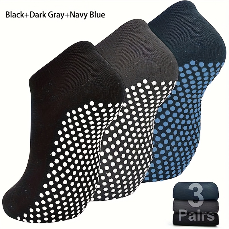TEMU 3 di Calzini da , Calze Sportive Cortissime Antiscivolo a con Poche Punti, Calze Traspiranti e Assorbi-Sudore per , Adatte per Fitness, Pilates,