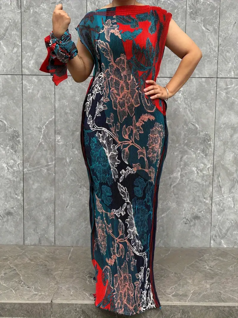 kaftan bodycon dress Black-Wine Kaftan Bodycon Dress Shuffling Suitcases