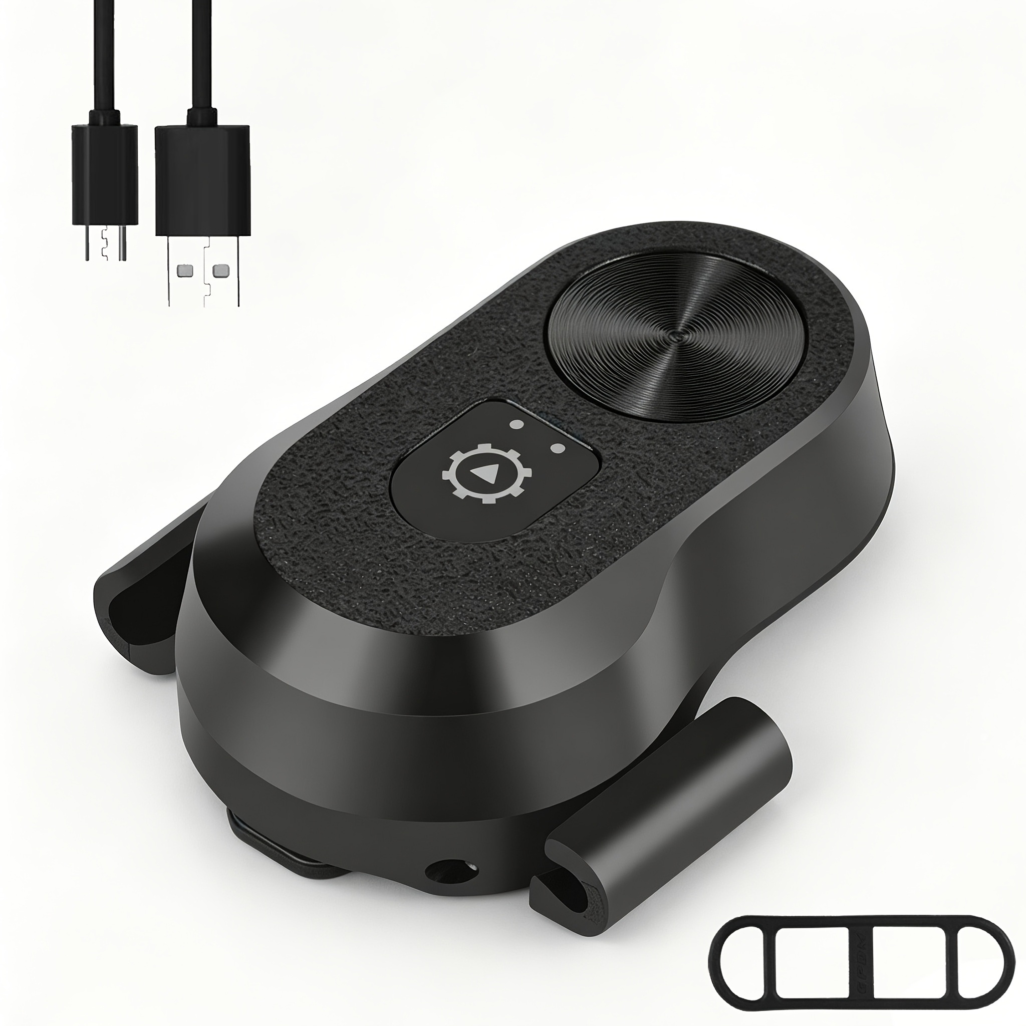 TEMU Bocina de Bicicleta Recargable USB de 120Db - Alarma Eléctrica Portátil para Bicicleta con Sonido de Potencia, Diseño Compacto para Advertencia
