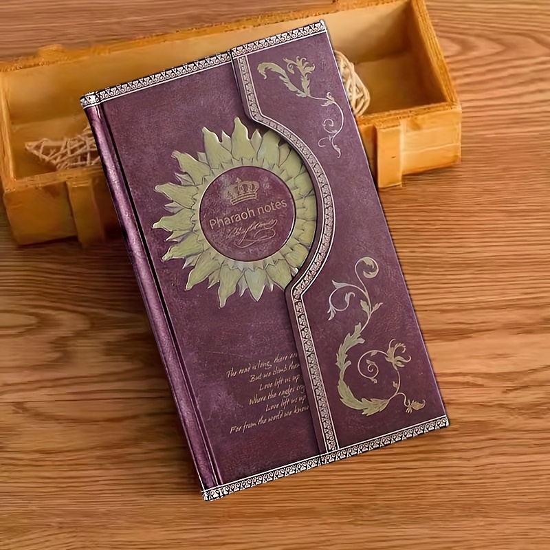 A5 Retro Main Notebook, Hardcover Diary With Magnetic Closure And Bookmarks, Creative Retro Design, Hard Cover, Fashionable Portable Organizer, Suitable For Students And