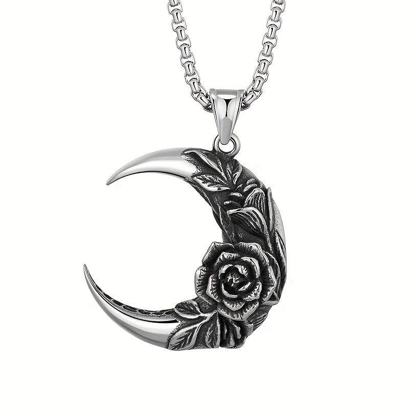 TEMU Titanium 316l Stainless Steel Pendant Necklace - Stylish And Versatile Accessory For Memories, | Unisex Jewelry Suitable Daily Wear & Festive