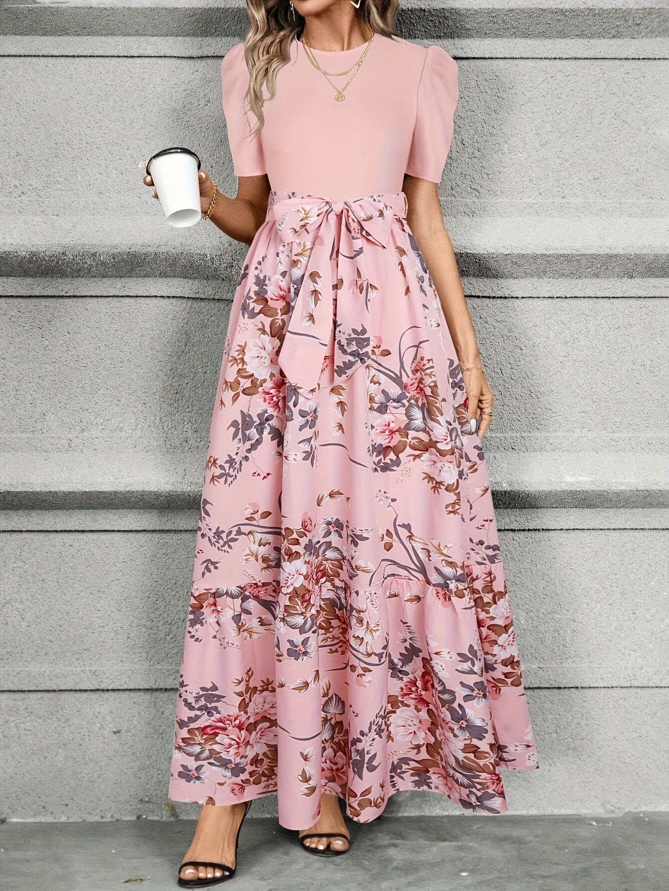 sachin and babi light blue dress Lillie Maxi Dress - Pale Pink main image 0