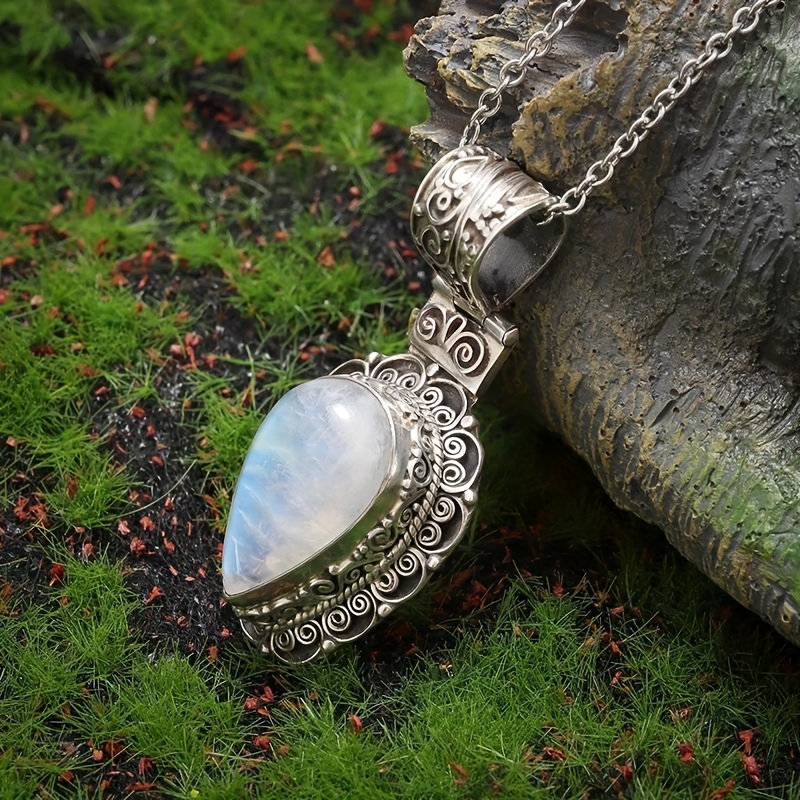

1pcs Style Teardrop Shape Pendant Necklace For Women Jewelry Girls Birthday Gift