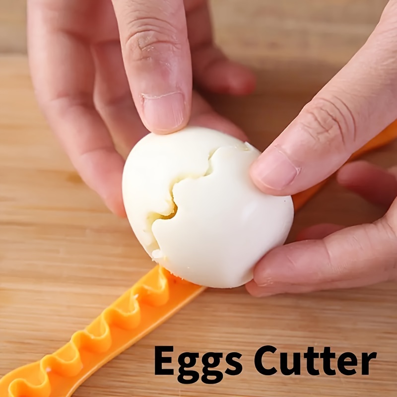 

2pcs Egg Cutter, Flower-shaped Egg Cutter, Fancy Carving Lace Egg Slicer, Carving Lace Cutting Wire Egg Cutter, Perfect For Breakfast And Brunch, Ideal Gift For Mom And Women On Mother's Day