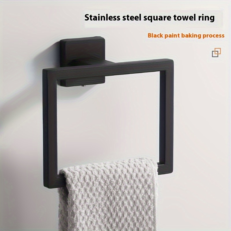 

Stainless Towel Ring - Wall-mounted Bathroom Accessory For Hanging Towels And , Modern , Construction, Towel Holder For Bathroom