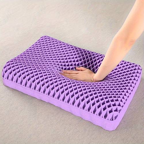 a single high quality enlarged and widened pillow filled with a of breathable technology material washable and designed to the cervical spine