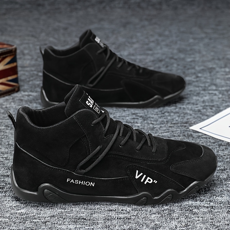 Men'S Skateboard Shoes with Good Grip, Lace-Up Sneakers, Non-Slip, Wear-Resistant, And Versatile Men'S Lightweight Sneakers