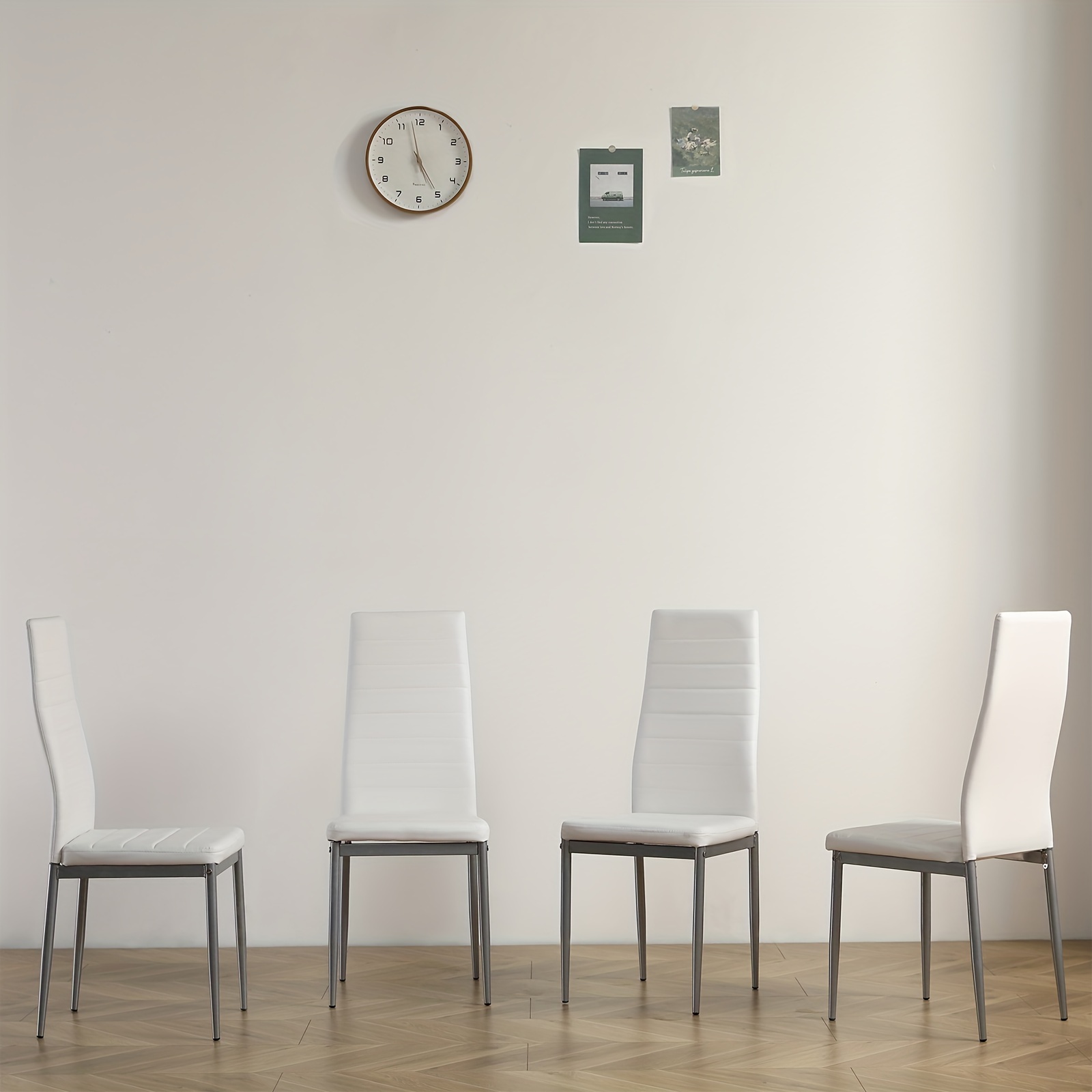 

Leadzm 4pcs Pvc Chairs (table Not Included)