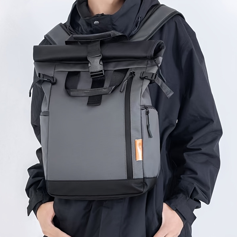 Business Backpack for Men - Large Capacity Laptop Bag with Adjustable Straps, Tablet Compartment & Mesh Bottom Pocket, Durable Oxford, Ideal for College, Work & Travel, College Laptop Bag | Professional Look | Durable Backpack