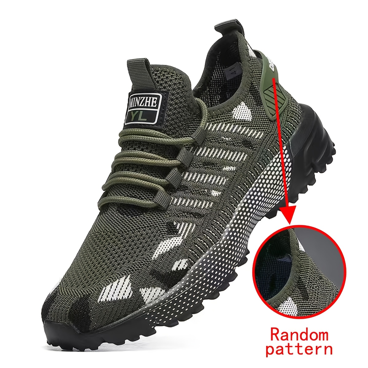 mens breathable sneakers suitable for hiking   lightweight low top lace up shoes minimalist sportswear for camping   wear year round casual athletic footwear