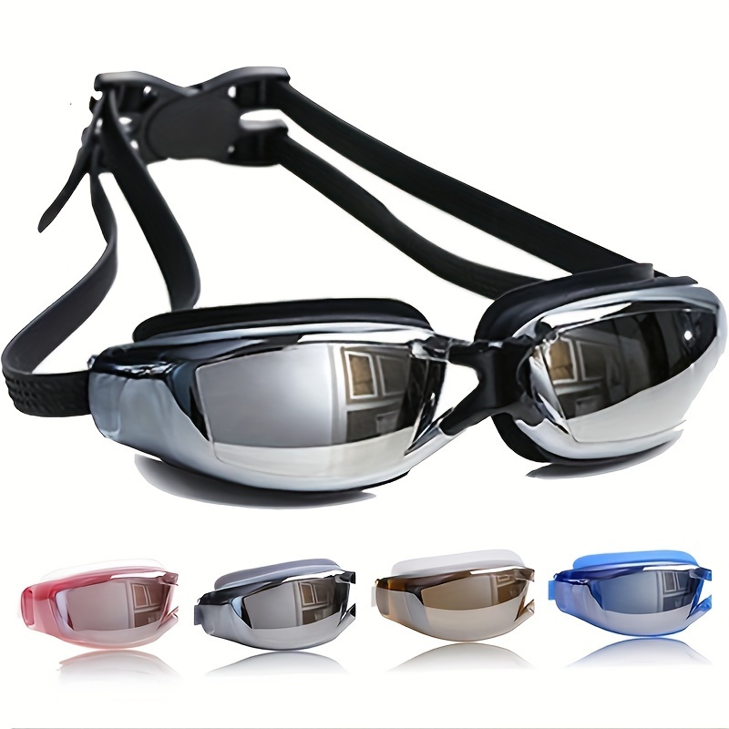 

Waterproof Non-fog Hd Swimming Goggles, Swim Glasses Uv Protection Adjustable Strip
