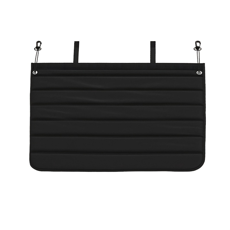 Image of 1pc Widened Car Bumper Protector Pad, Large Universal Anti-slip Anti-wear Mat, Foldable Car Trunk Bumper Anti-collision Pad, Material: 600d + Pearl + Anti-slip Drip Plastic Lining Fabric