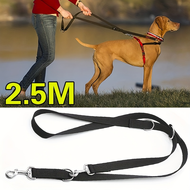 Adjustable Control Dog Lead Leash, Strong Double Ended Rope