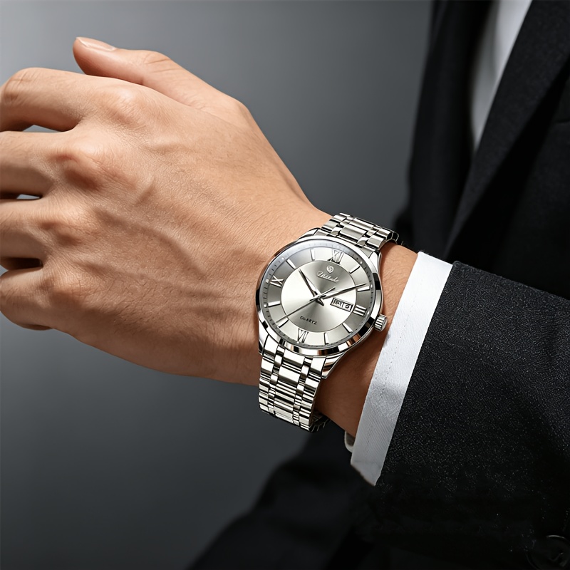 Luxury Quartz Watch for Casual Business & Travel