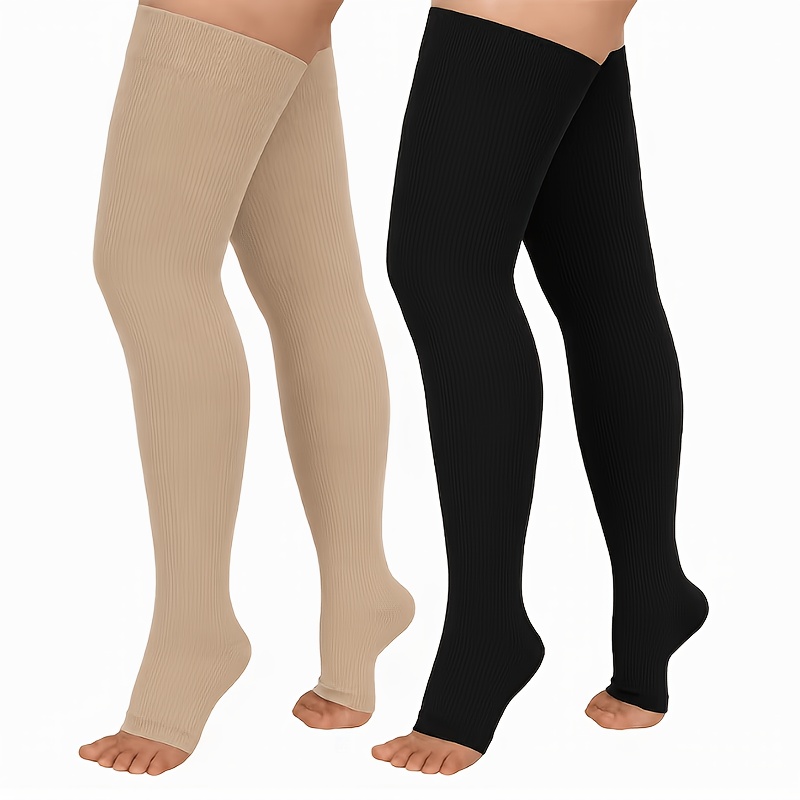 TEMU Calze a compressione per , design di supporto fino alla , traspiranti e con protezione antiscivolo, adatte per ciclismo /fitness//yoga