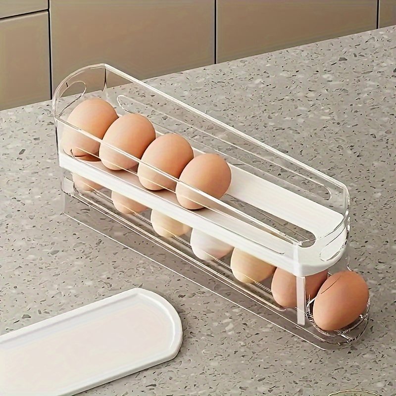 Flip-Top Refrigerator Egg Holder