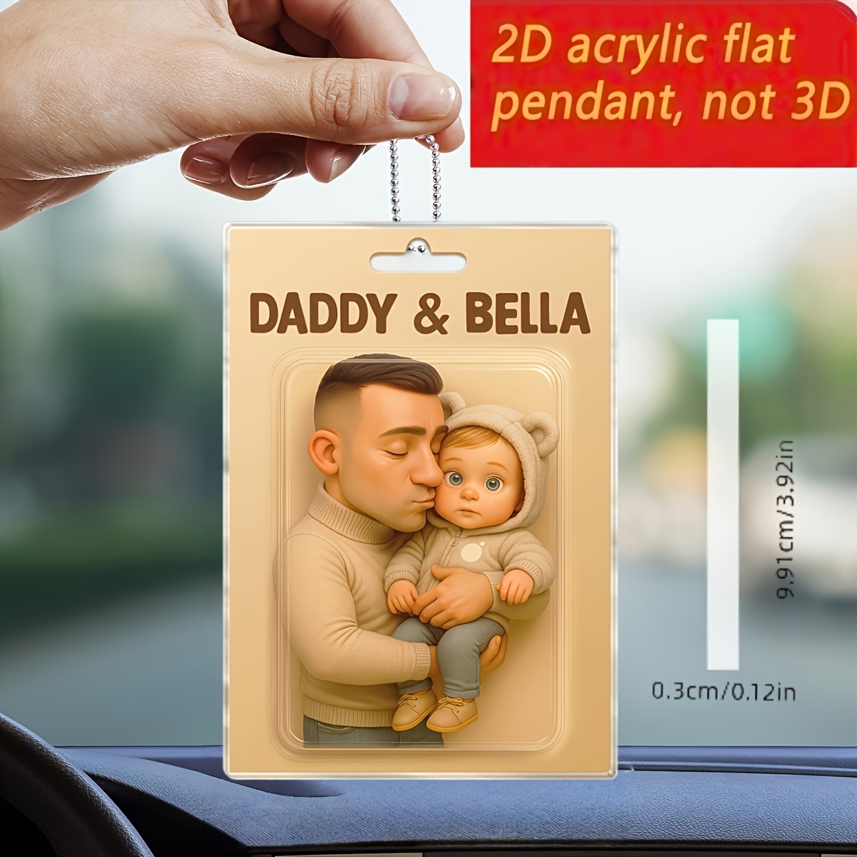 E-shop [2D Flat] [2D Flat] [2D Flat] Vatertagsgeschenk Personalisierung, personalisiertes Geschenk für Papa, inklusive personalisiertem animiertem