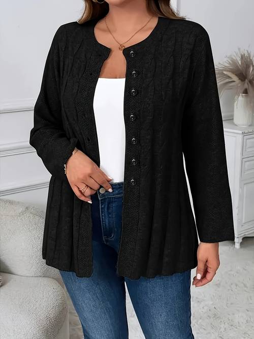 plus size plus size womens casual cardigan a versatile and for autumn and winter