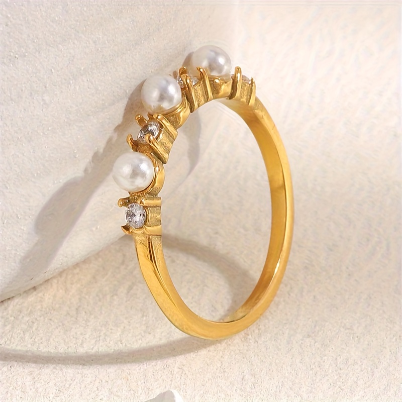 Women's Minimalist Style Stainless Steel Ring for Parties