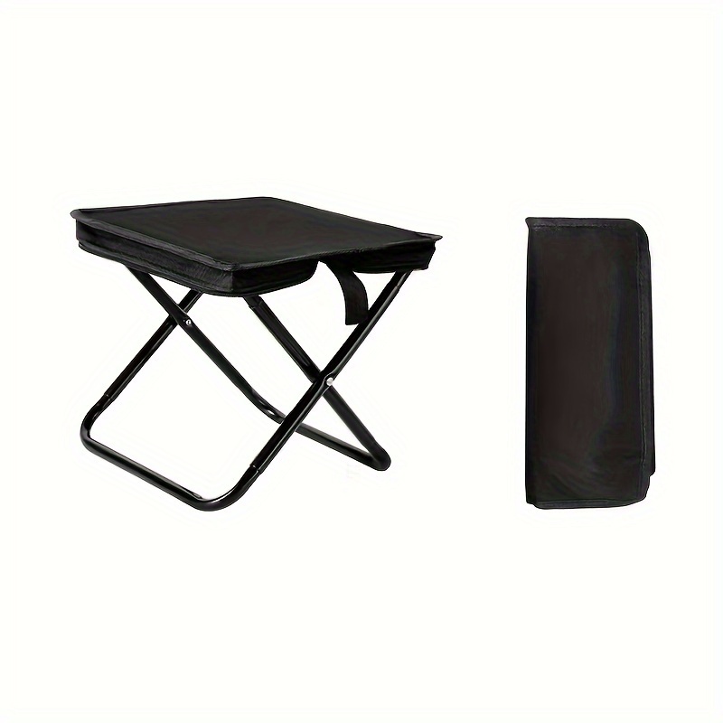 Portable Outdoor Folding Chair, Lightweight Camping Stool, Picnic Chair  With Handbag
