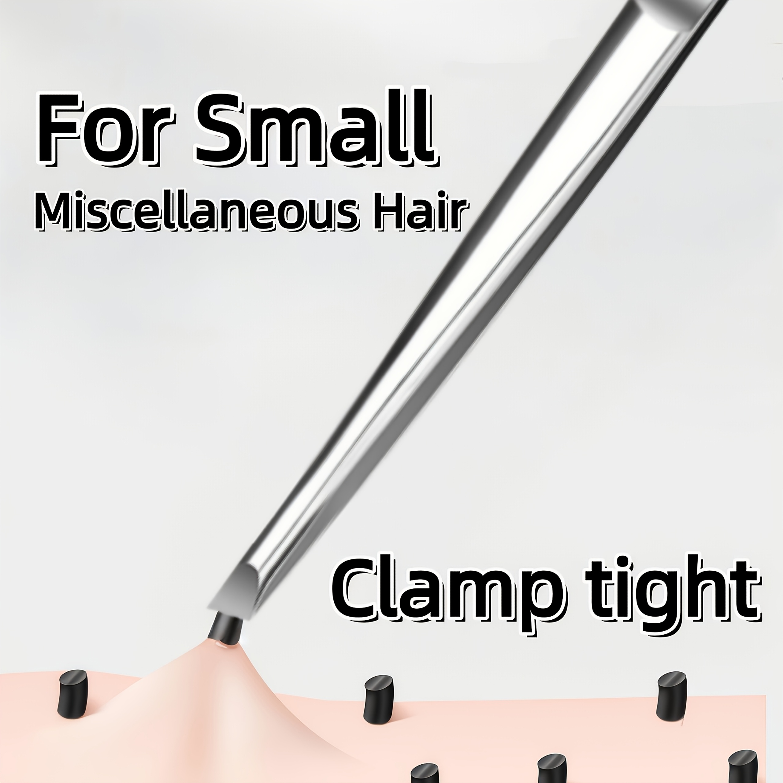 Stainless Steel Tweezers Tool, Suitable For Eyebrow Shaping, Eyelash Curling, Beard And Trimming, False Eyelash Auxiliary Tool, Gift