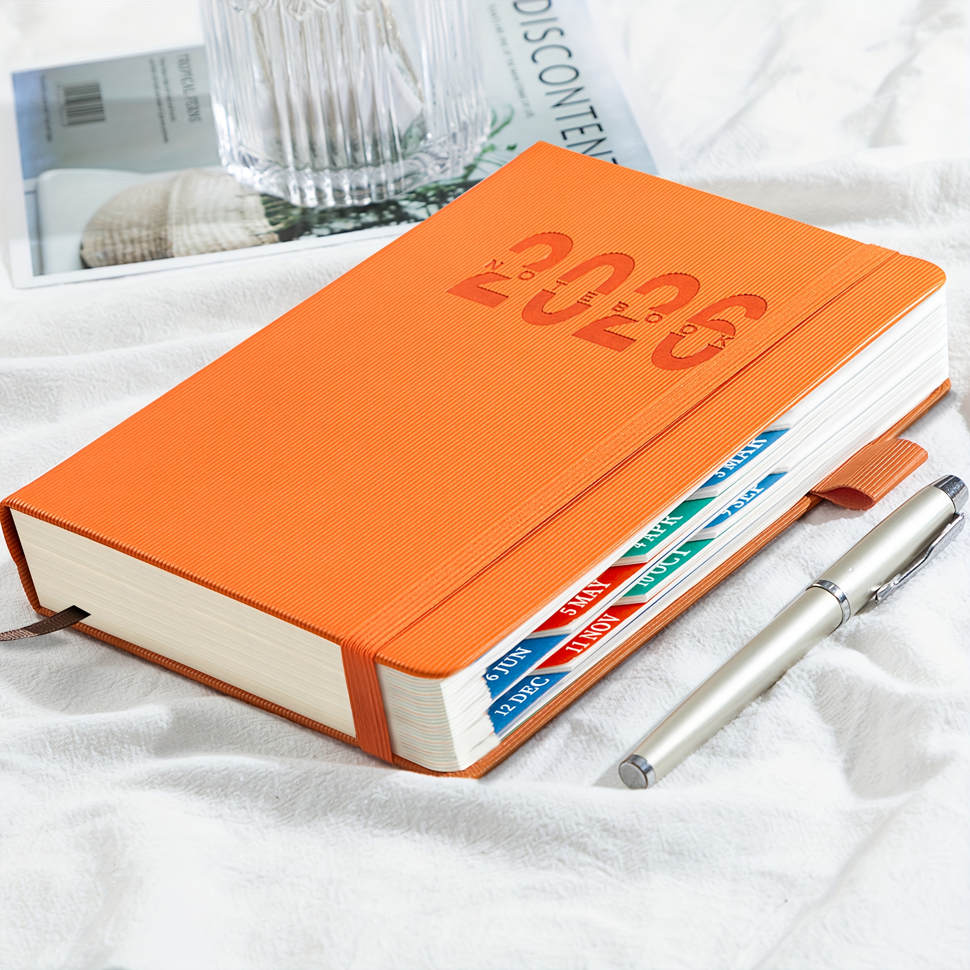 2026 Productivity Planner & Habit Set - Daily Goal Setting, Time Management Journal With Task Tracking | 400 Page Thick Notebook, Lay Flat Design For Office Professionals
