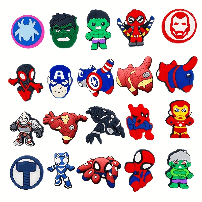 20pcs/30pcs 2d Flat Pvc Charms, Cycling Stickers And Decals, Suitable For Cycling Decorate, Cute Charms For Outdoor Sports, Pvc Decoration Buckles For Cycling Diy, 2d Flat