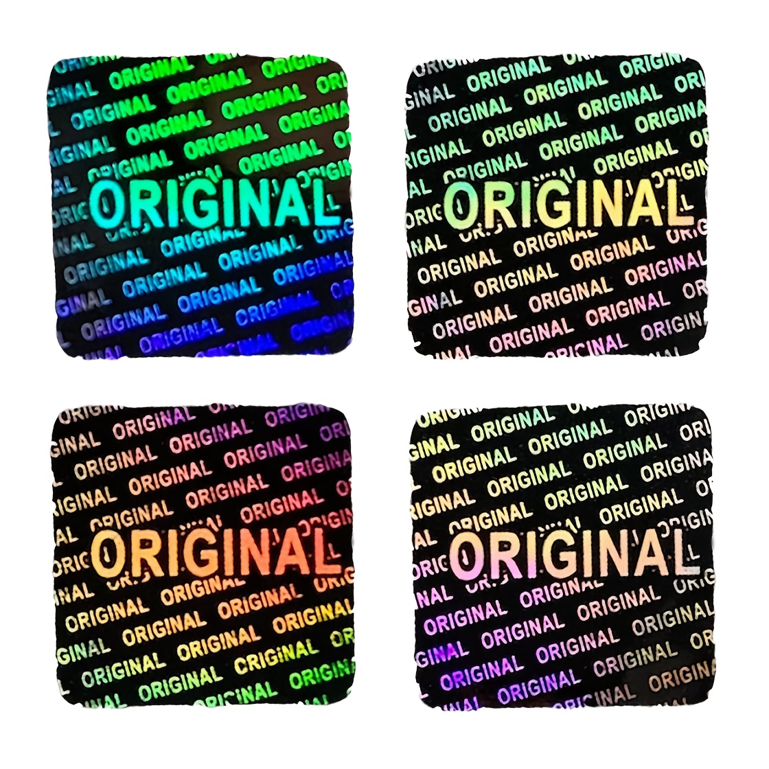 

420pcs/980pcs Use Tamper Hologram Sticker, 10x10mm Original Laser Holographic Sticker Small Size For Card