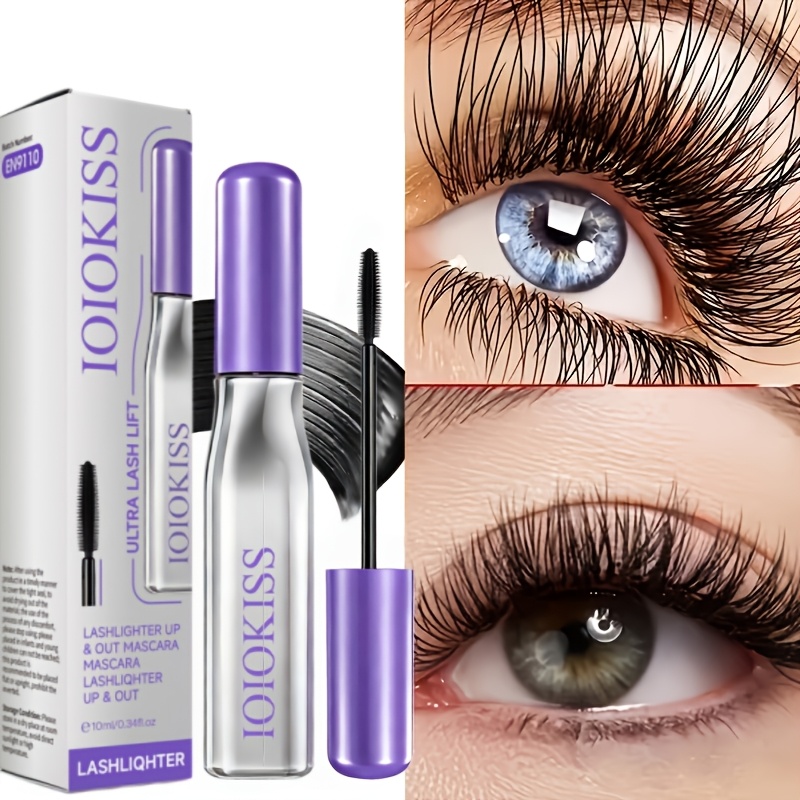 Image of 1pc Lengthening Mascara, Ultra-black, Curling Mascara, Increases Lash Length, Long-lasting Formula, Waterproof And Sweatproof, Non-smudging
