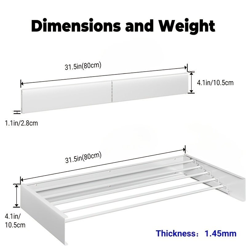 foldable drying rack for towels   hanging rack ideal for bathroom   room   metal   in   1pc drying racks details 13