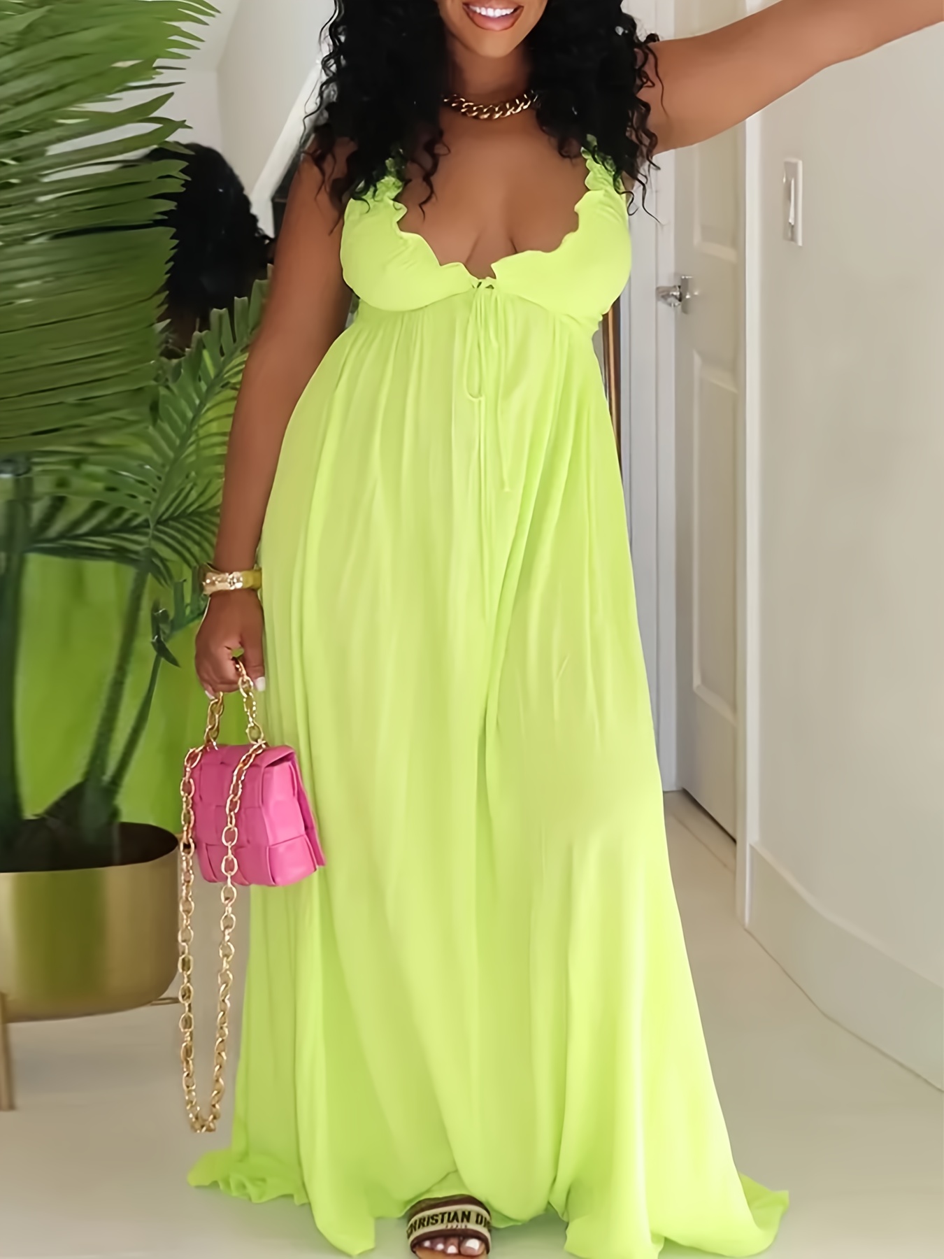 neon party dress sold on Temu United States