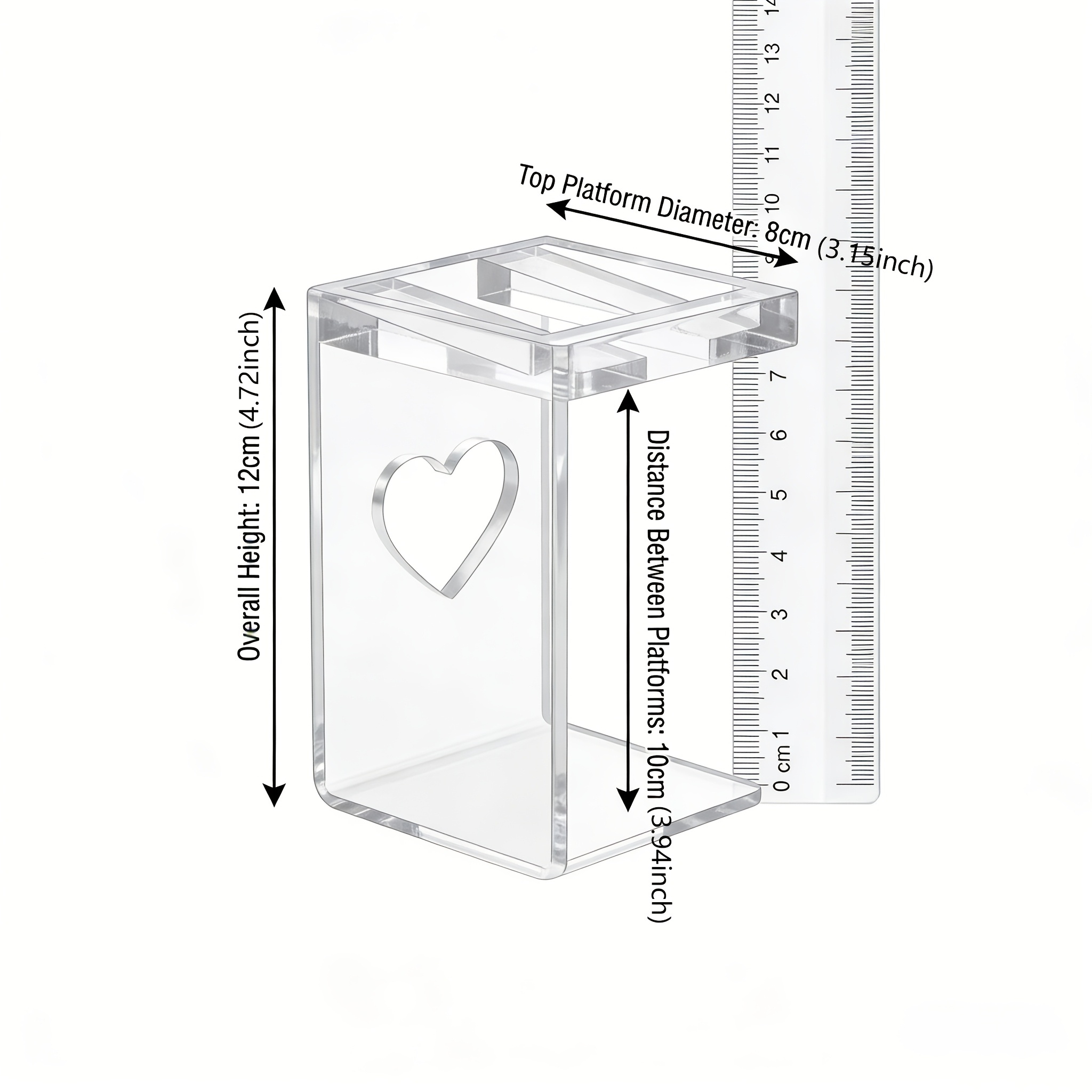 Image of Acrylic Inverted Stand For Nail Gel, Made Of High And Durable Acrylic Material, Prevents Nail Gel From Sedimentation And Layering, Convenient For Taking Nail Polish