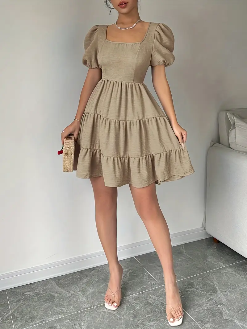 casual dress with bow tie Zhen Bow Tie Back Mini Dress White