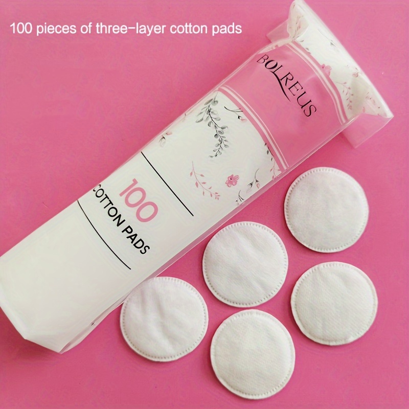 Round Cotton Pad for Face Makeup Remover Soft and Thin Pads for
